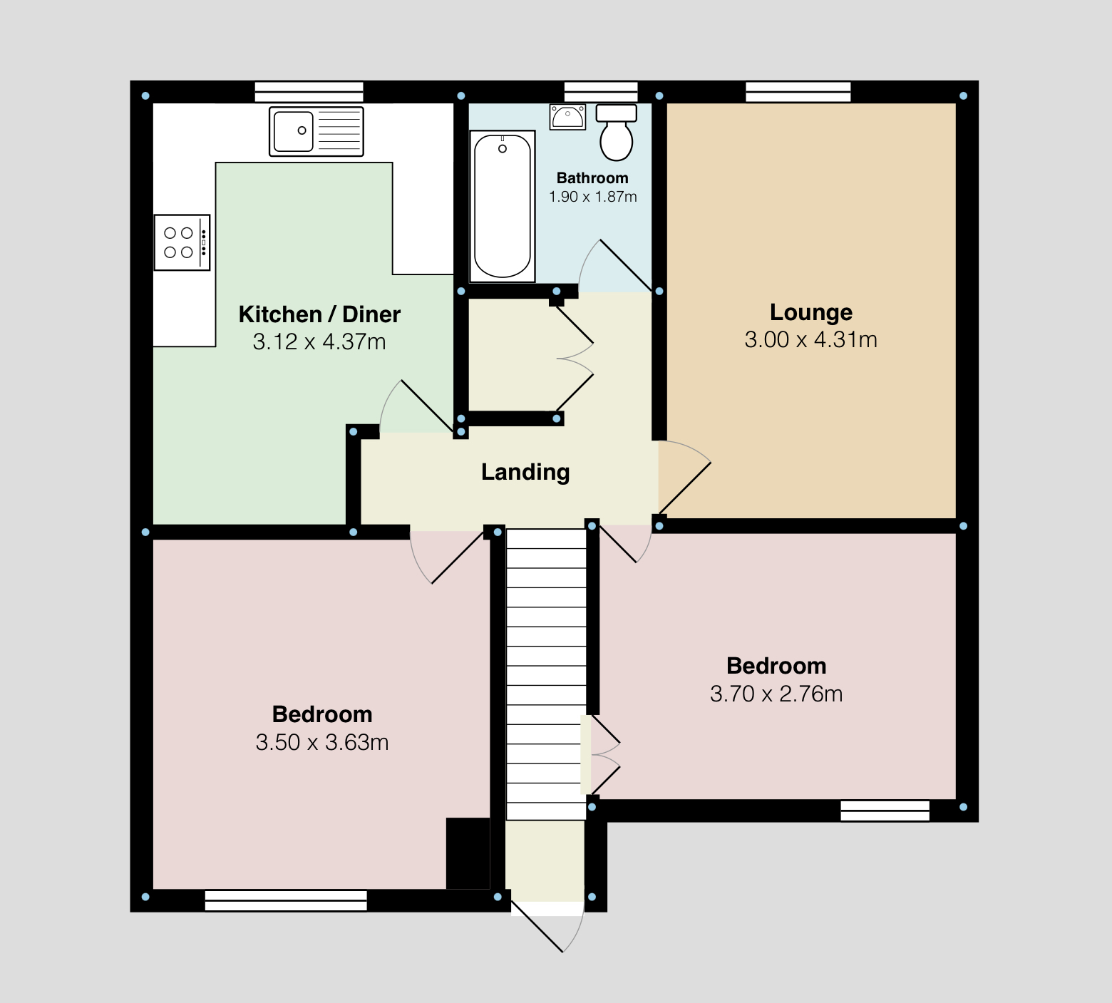 25, Thornby Road, Birmingham floorplan