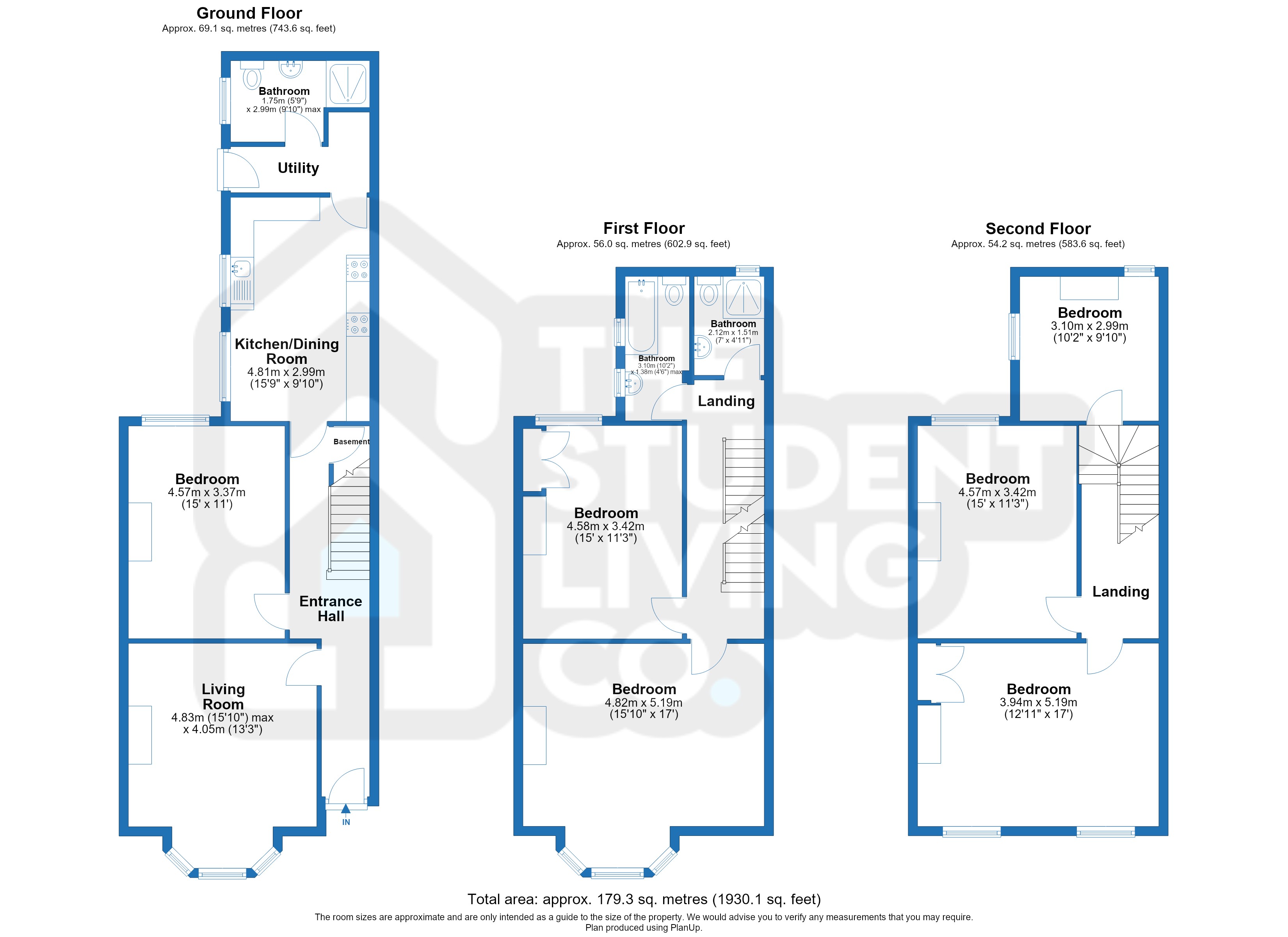 3, Arthur Street, Nottingham floorplan