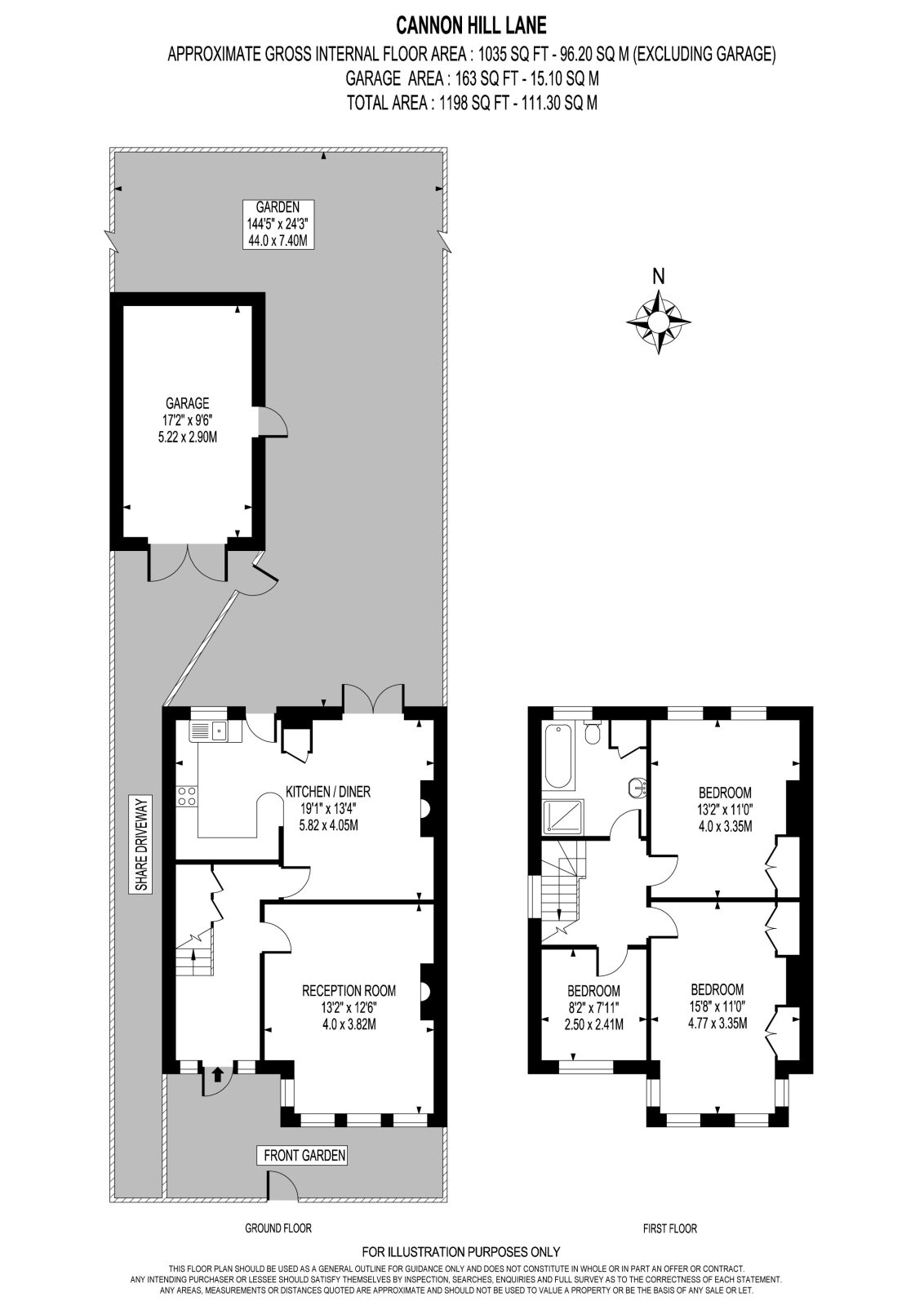 Cannon Hill Lane, Raynes Park, SW20 floorplan