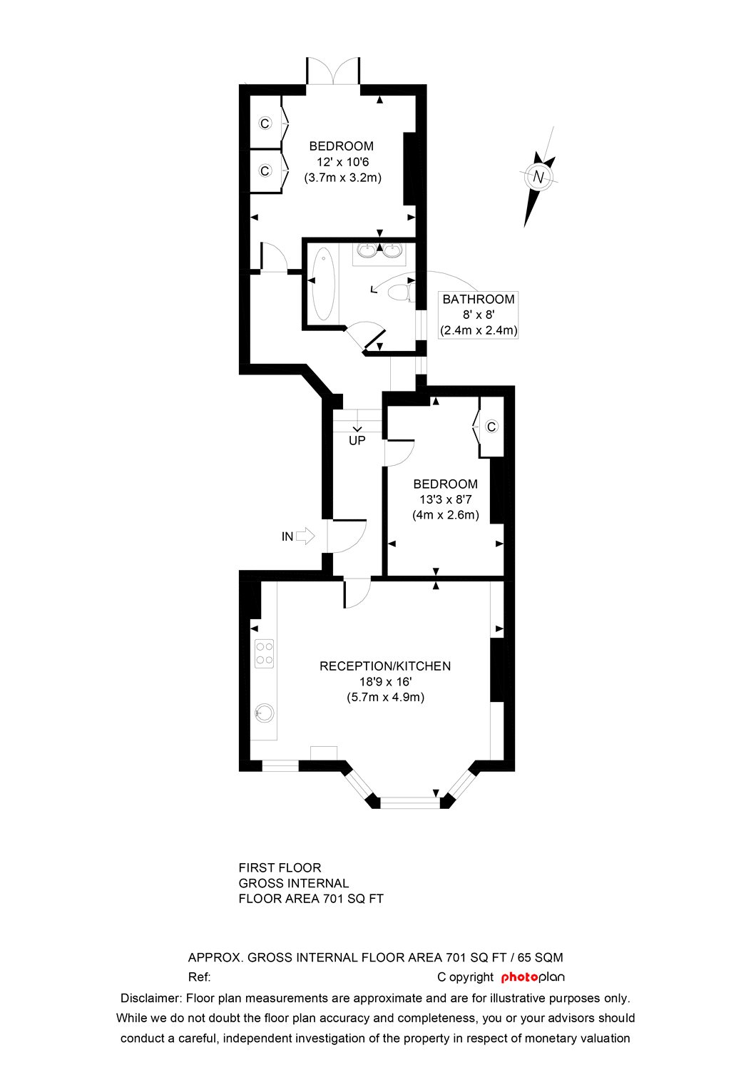 2 Bedrooms Flat to rent in Harvist Road, Queens Park, London NW6