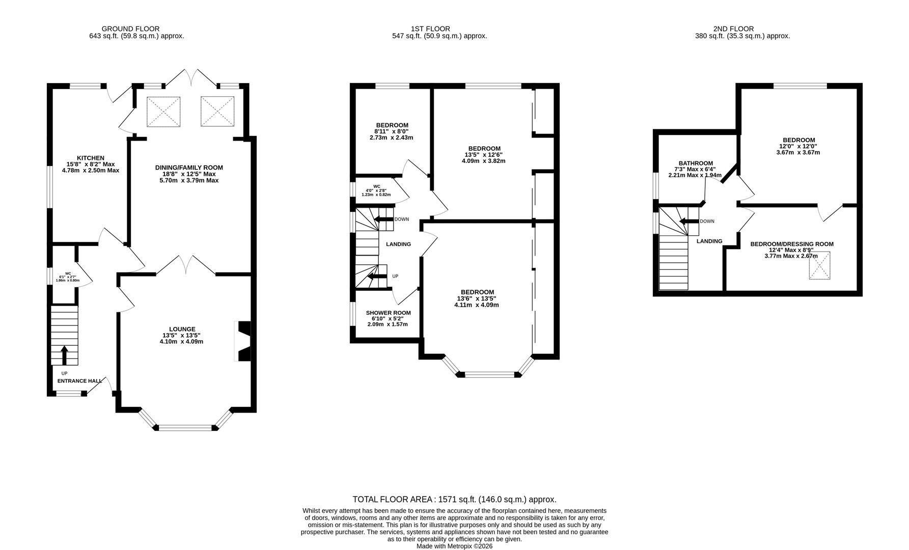 8, Rockland Road, Bristol floorplan