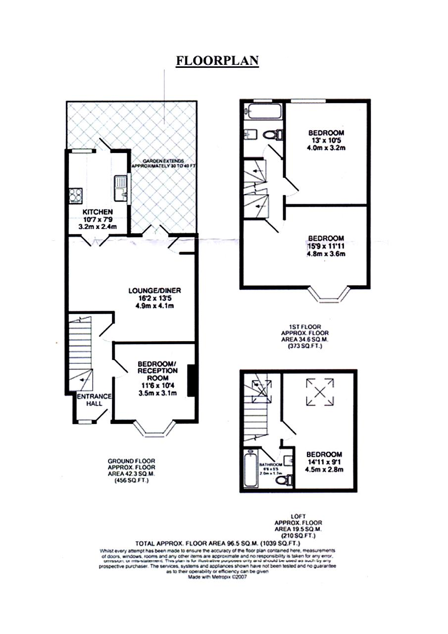 77, Fitzneal Street, London floorplan