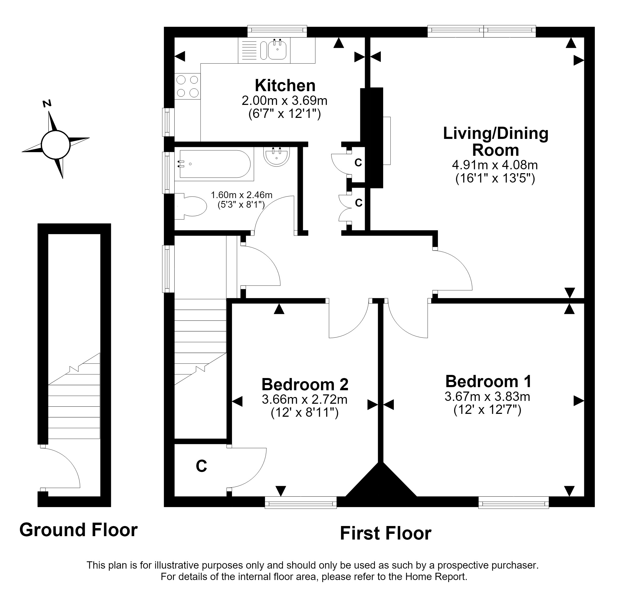91, Whin Park, Cockenzie floorplan
