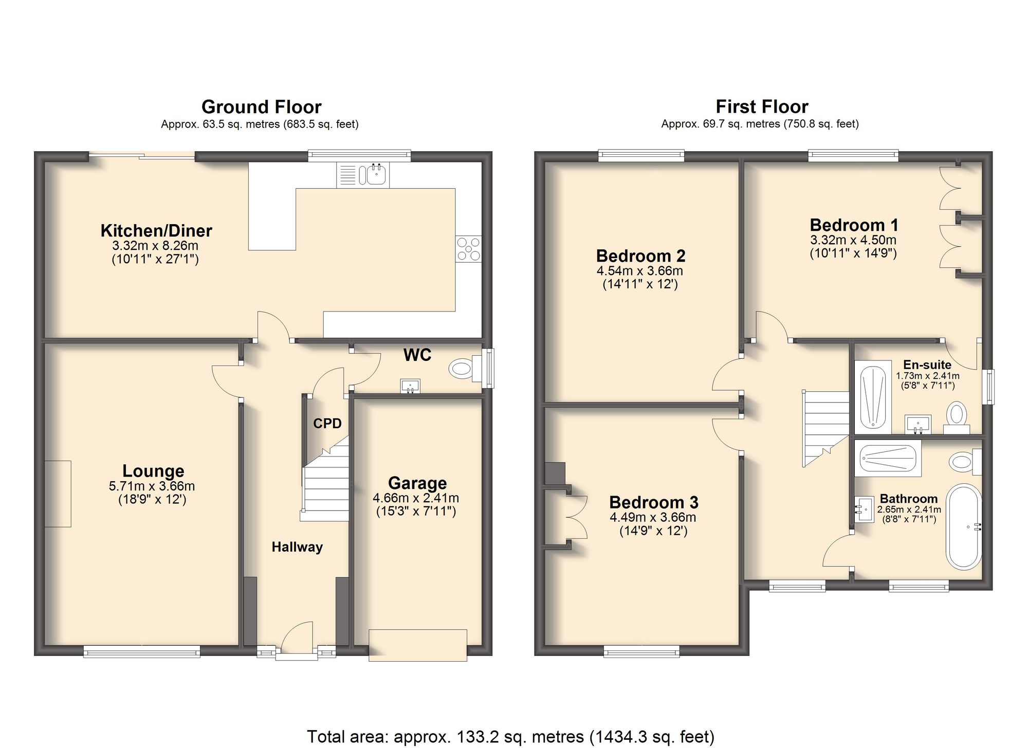 Winchester Road, Sheffield S10, 3 bedroom detached house for sale