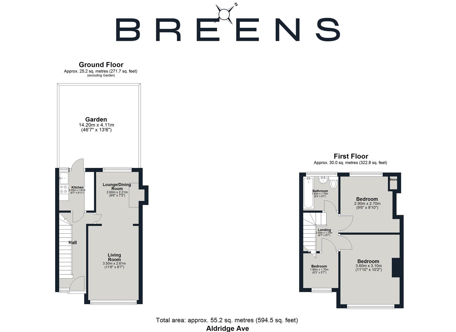 93, Aldridge Avenue, Enfield floorplan