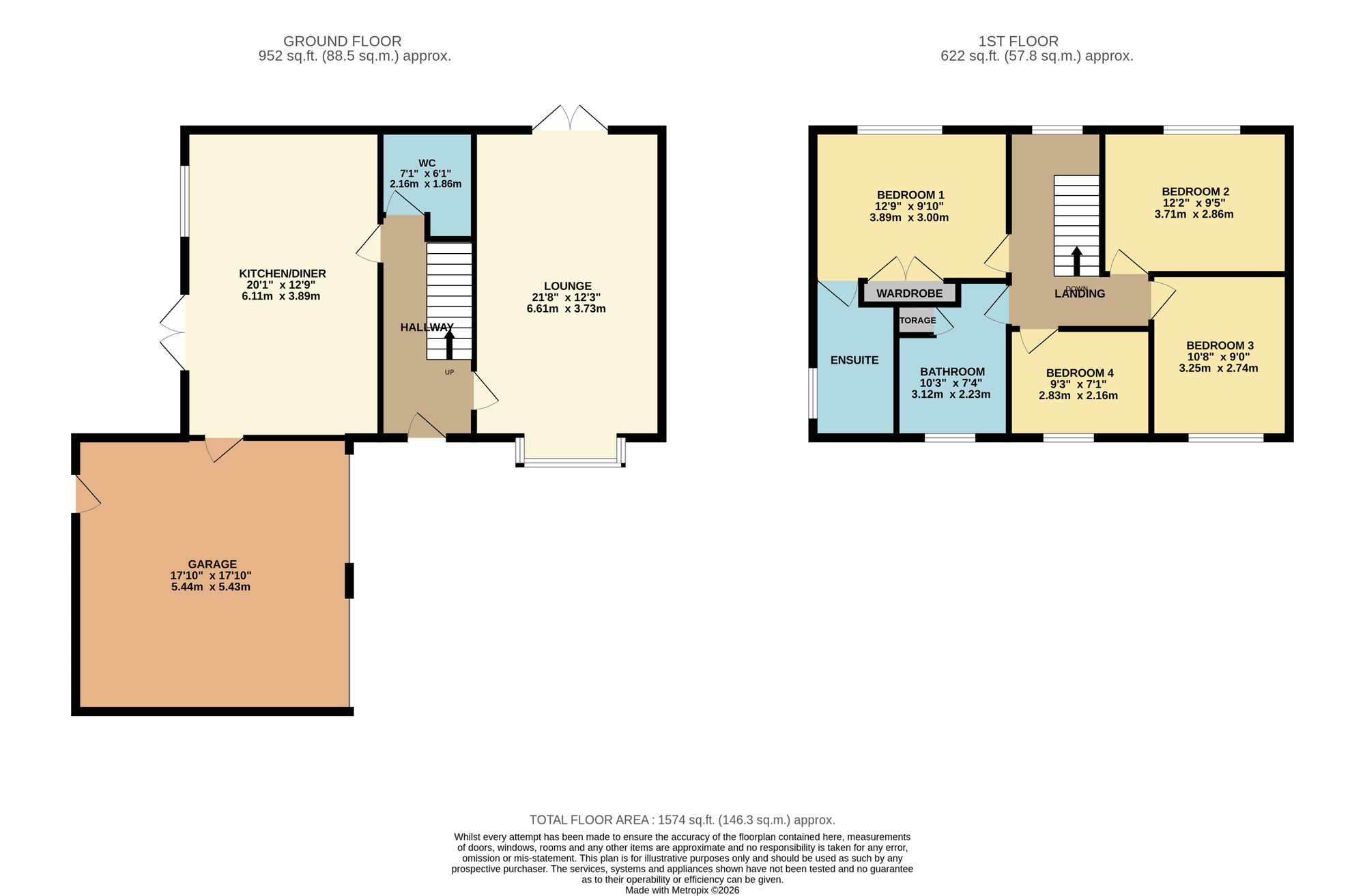 12 Hardwick Close, Manchester floorplan