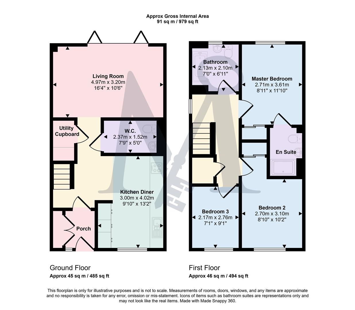 108, Citron Avenue, Coalville floorplan