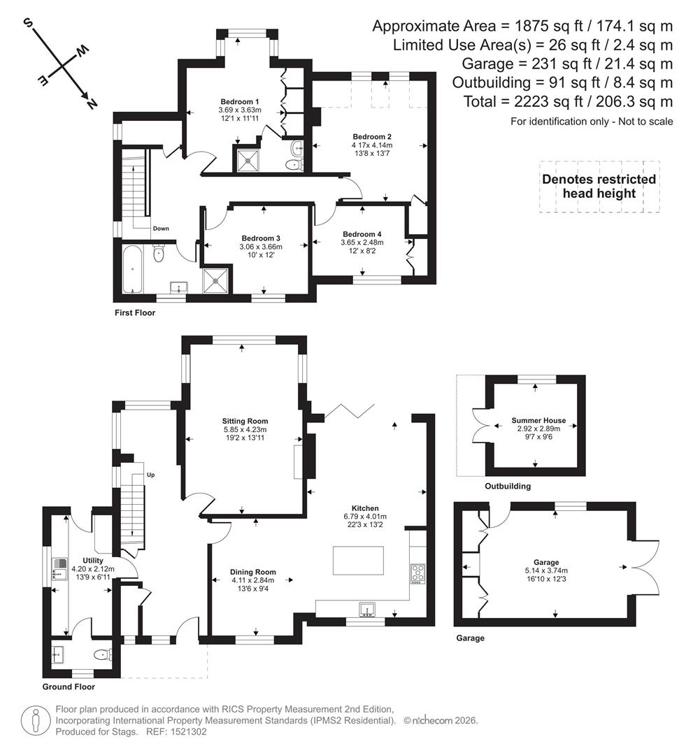 5, Fairway, Tiverton floorplan