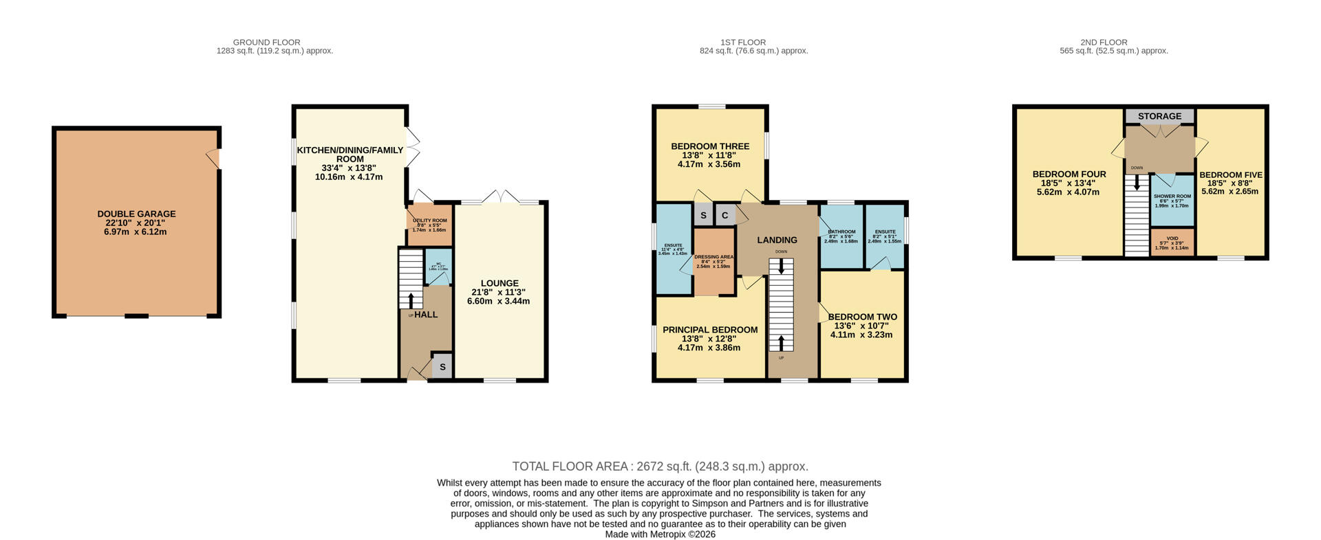 5, Hare Meadow, Bedford floorplan