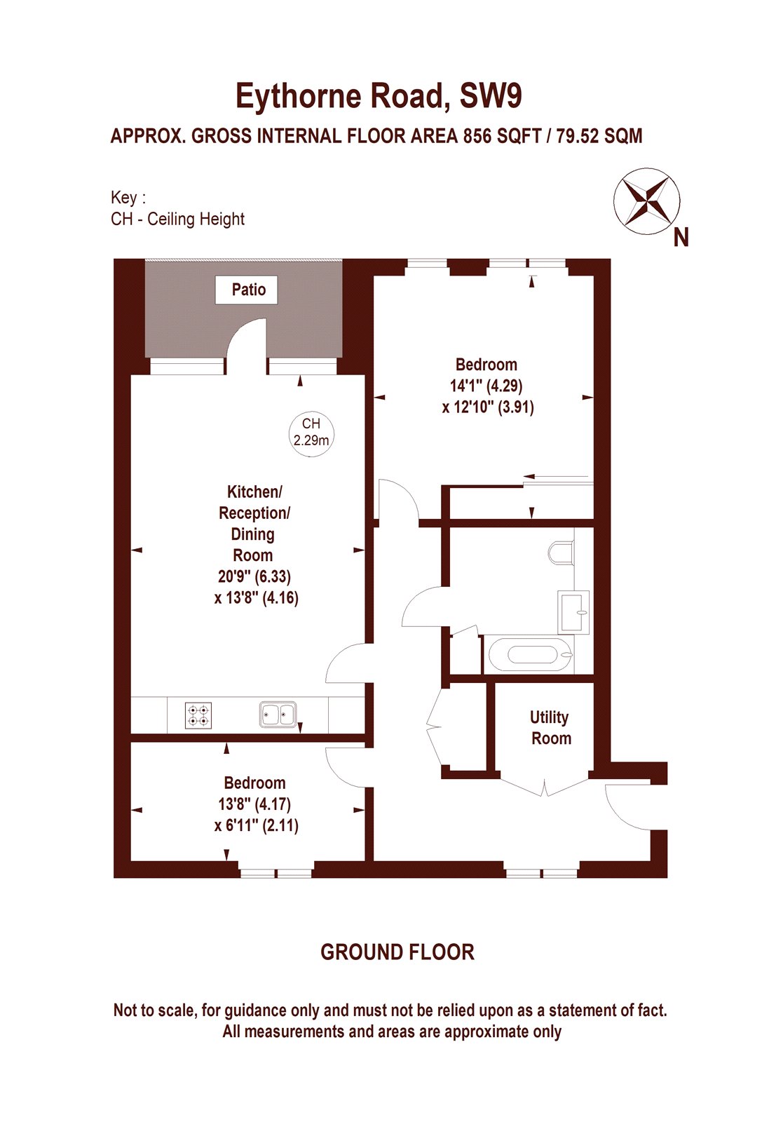 Eythorne Road, London SW9, 2 bedroom flat for sale 64081286