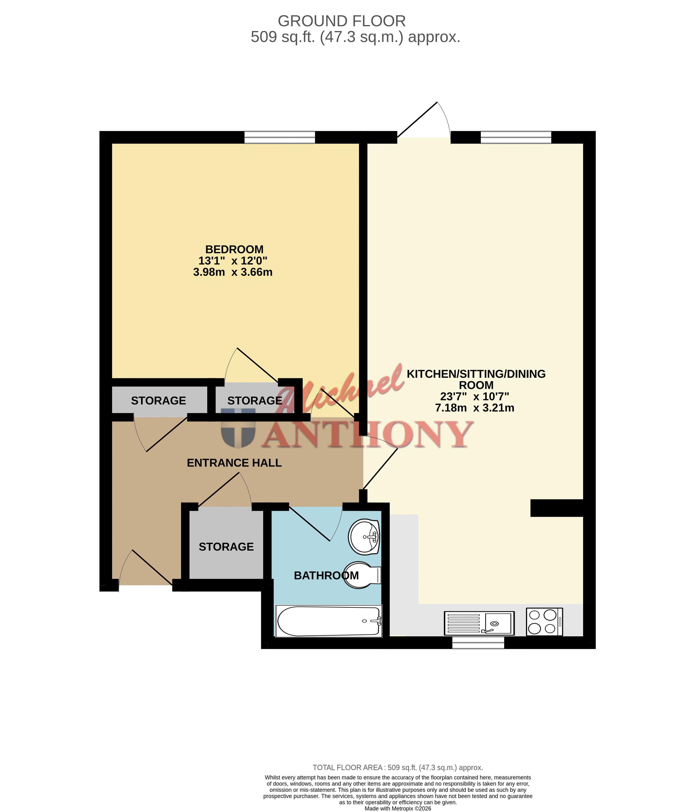 68c, Downs Barn Boulevard, Milton Keynes floorplan