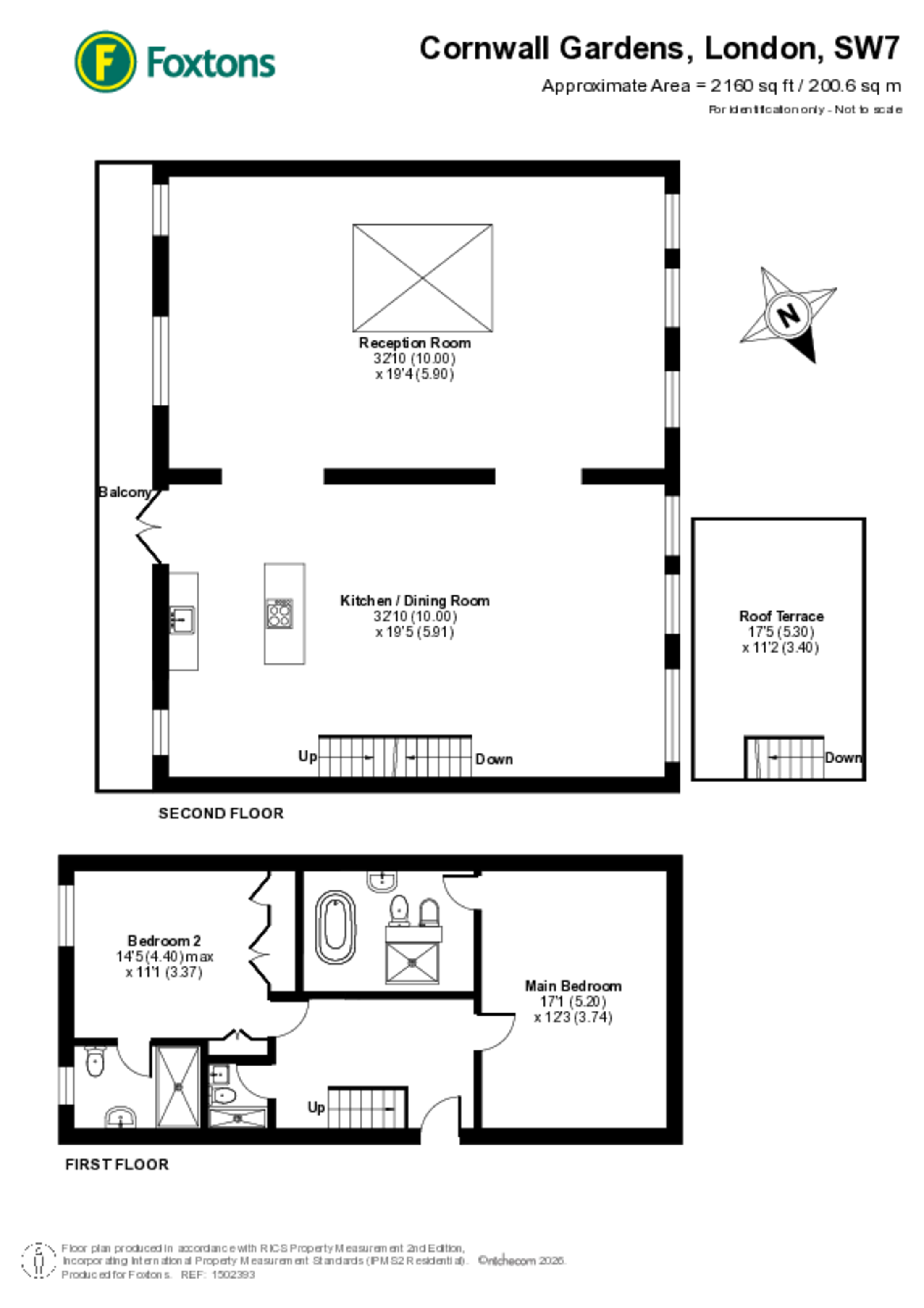 Cornwall Gardens, South Kensington floorplan