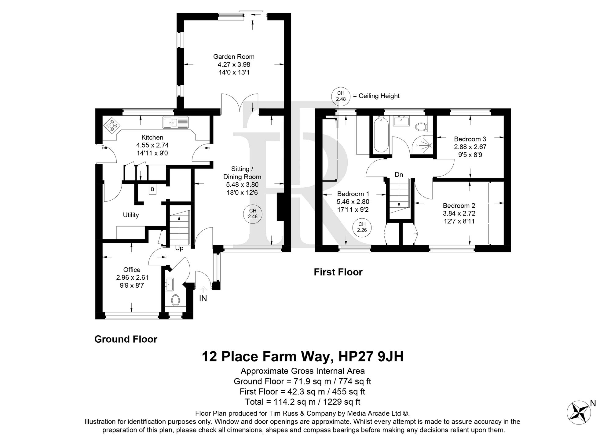12 Place Farm Way, Princes Risborough floorplan