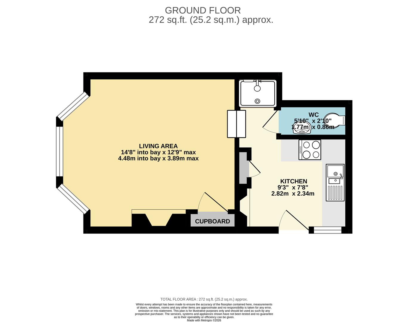 26C, Devonshire Road, Hastings floorplan