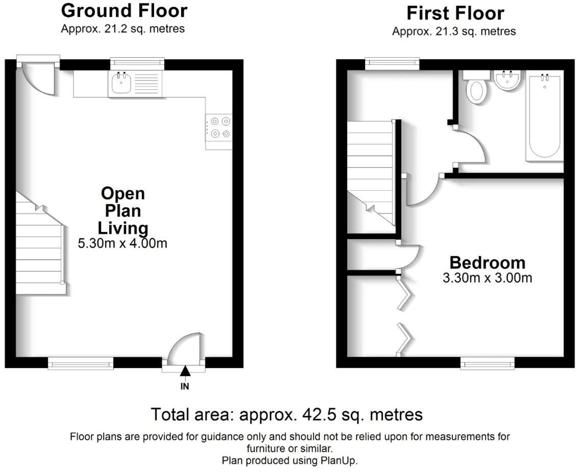 4 Manor Cottages Cliff Road, Falmouth floorplan