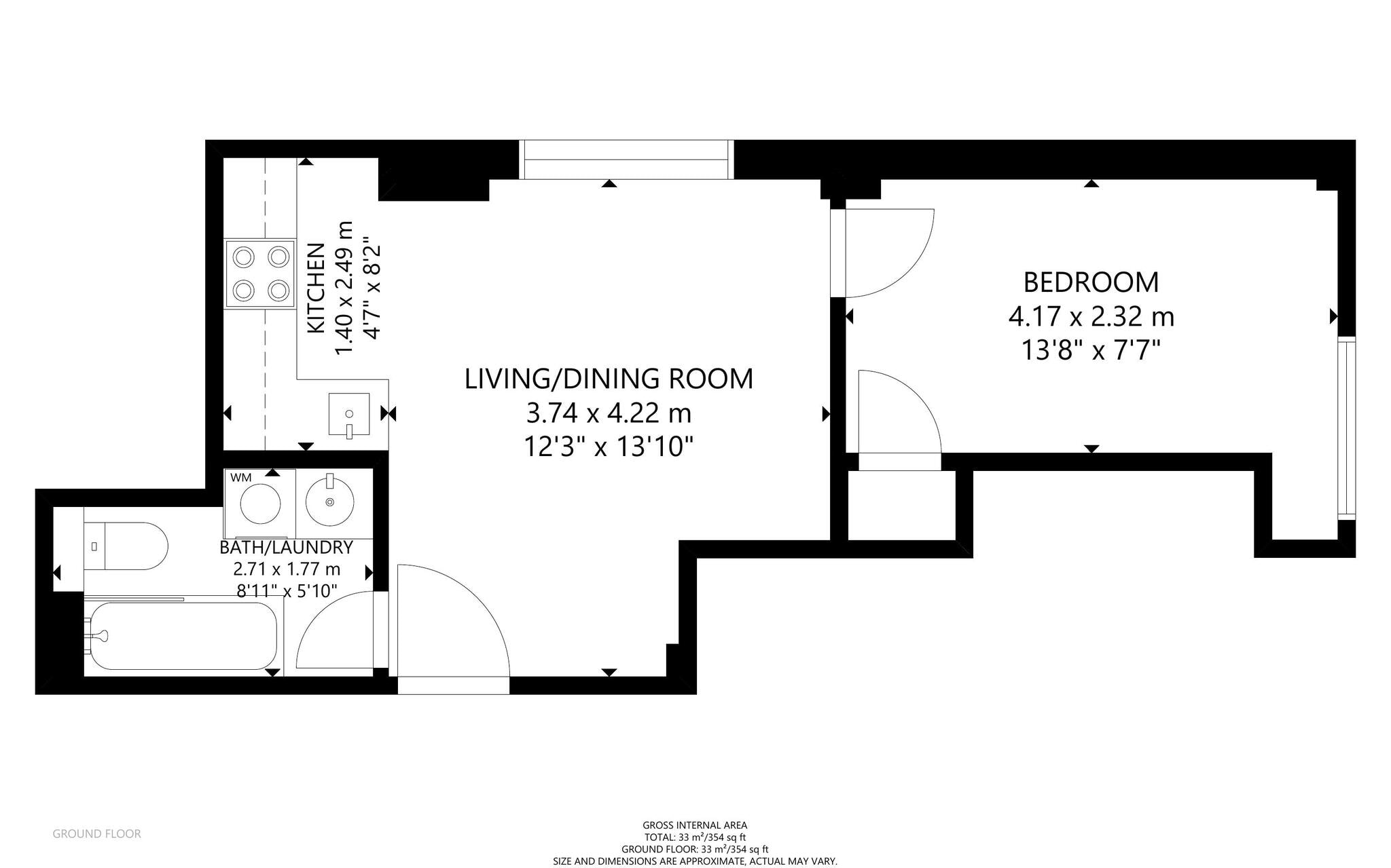 1b, 49, Hallam Street, London floorplan