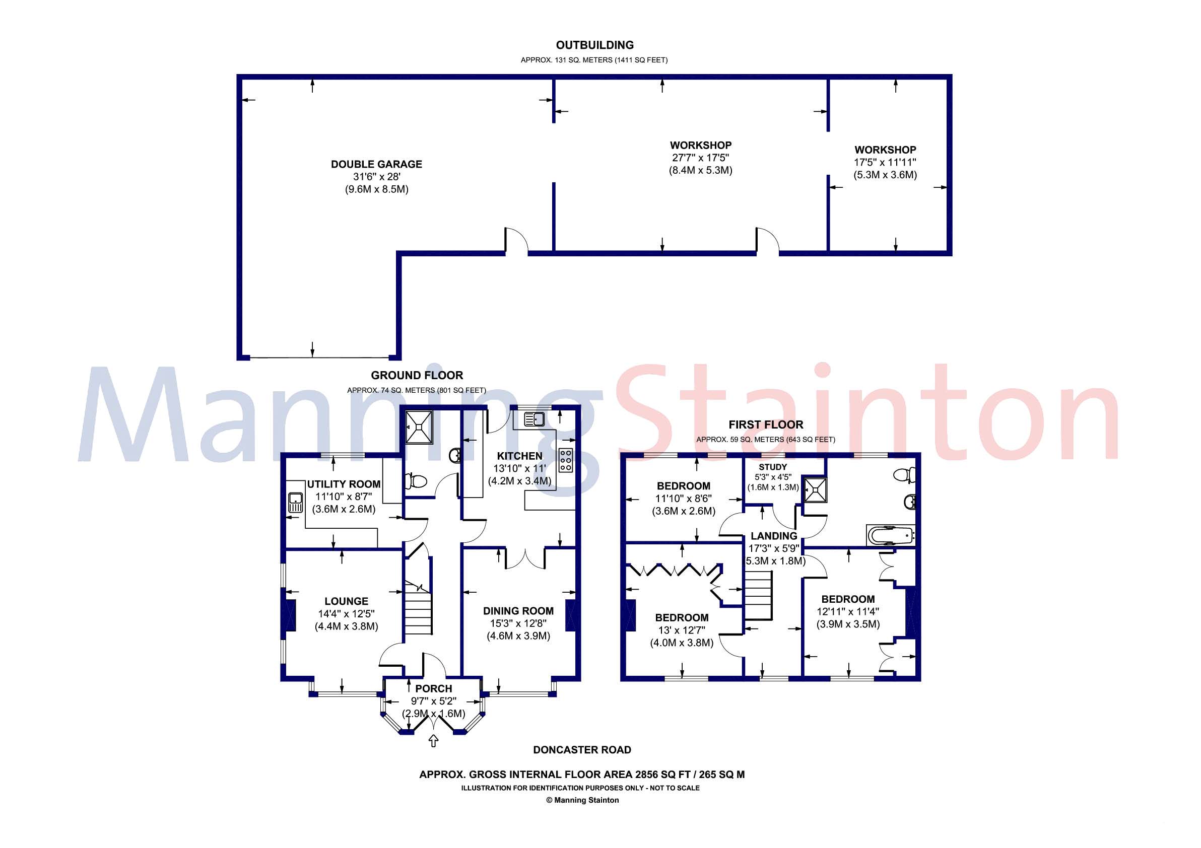 3 bed detached house for sale in Doncaster Road, Crofton, Wakefield WF4