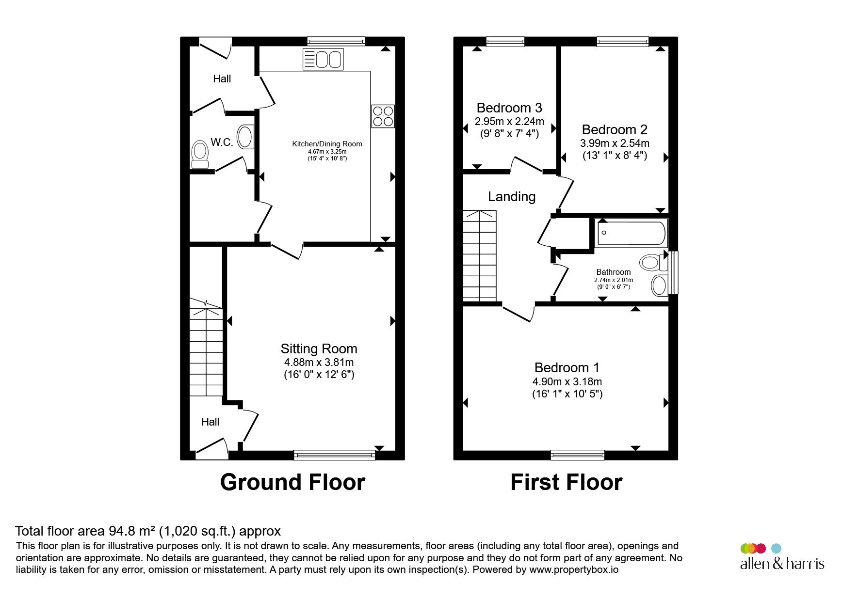 7, St. James Drive, Corsham floorplan