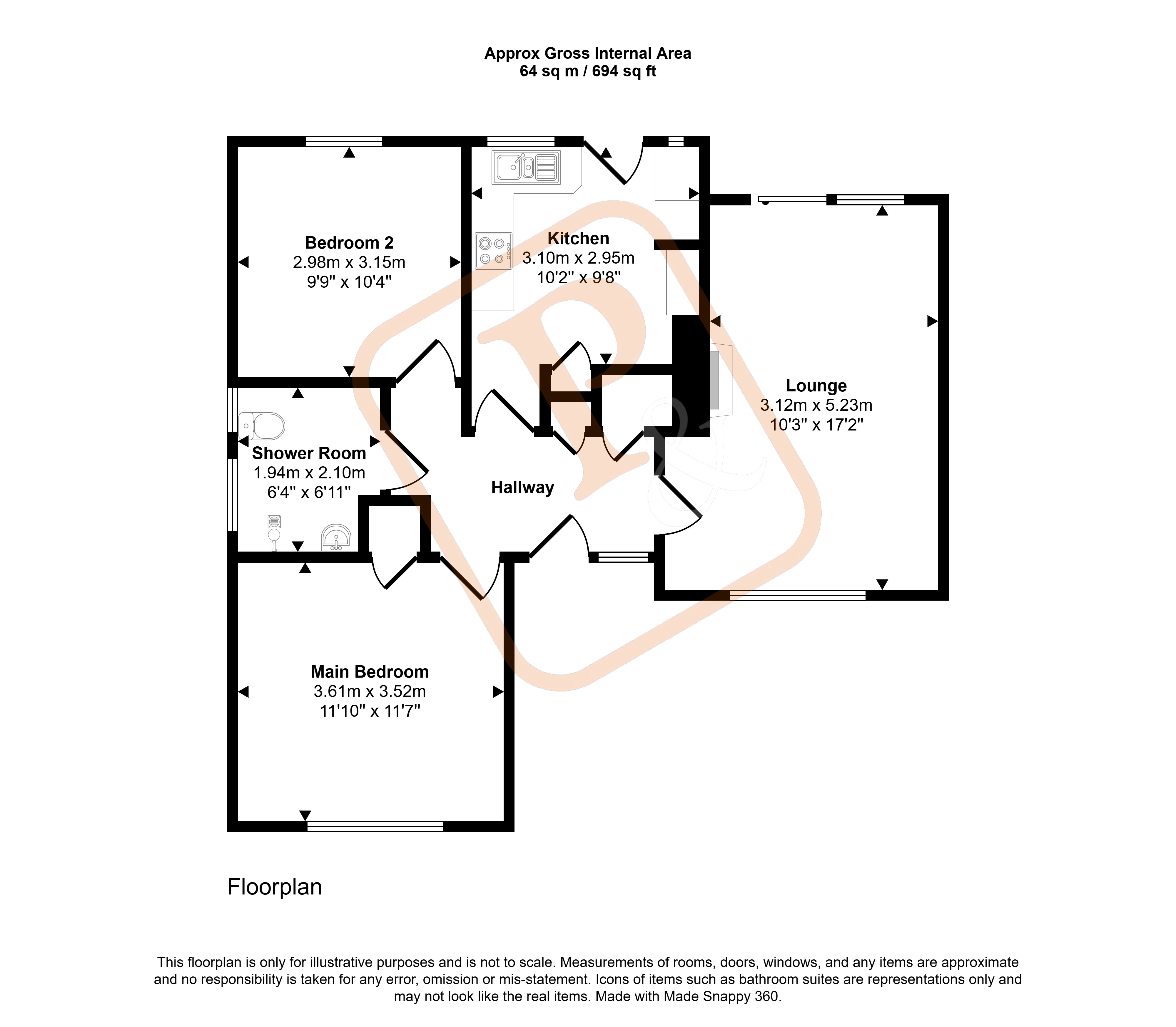 101, St. Johns Road, Essex floorplan