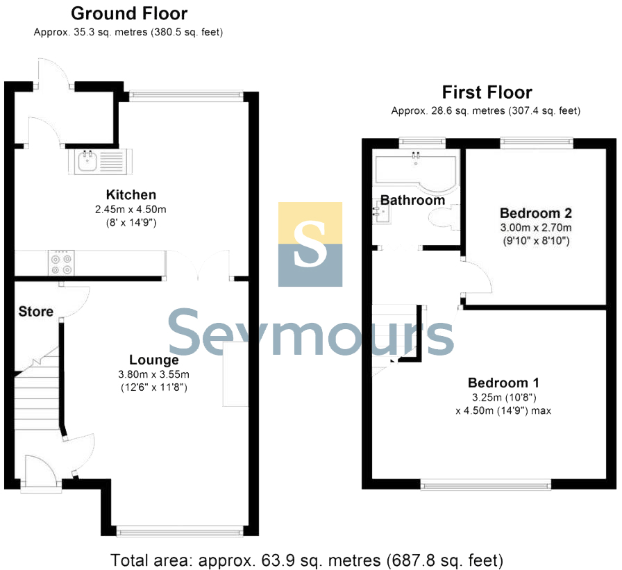 Fenton Avenue, Staines TW18, 2 bedroom property to rent 64324594