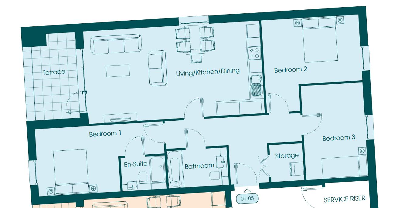 Keeper's Yard, A-01.05, The Roundway, London floorplan