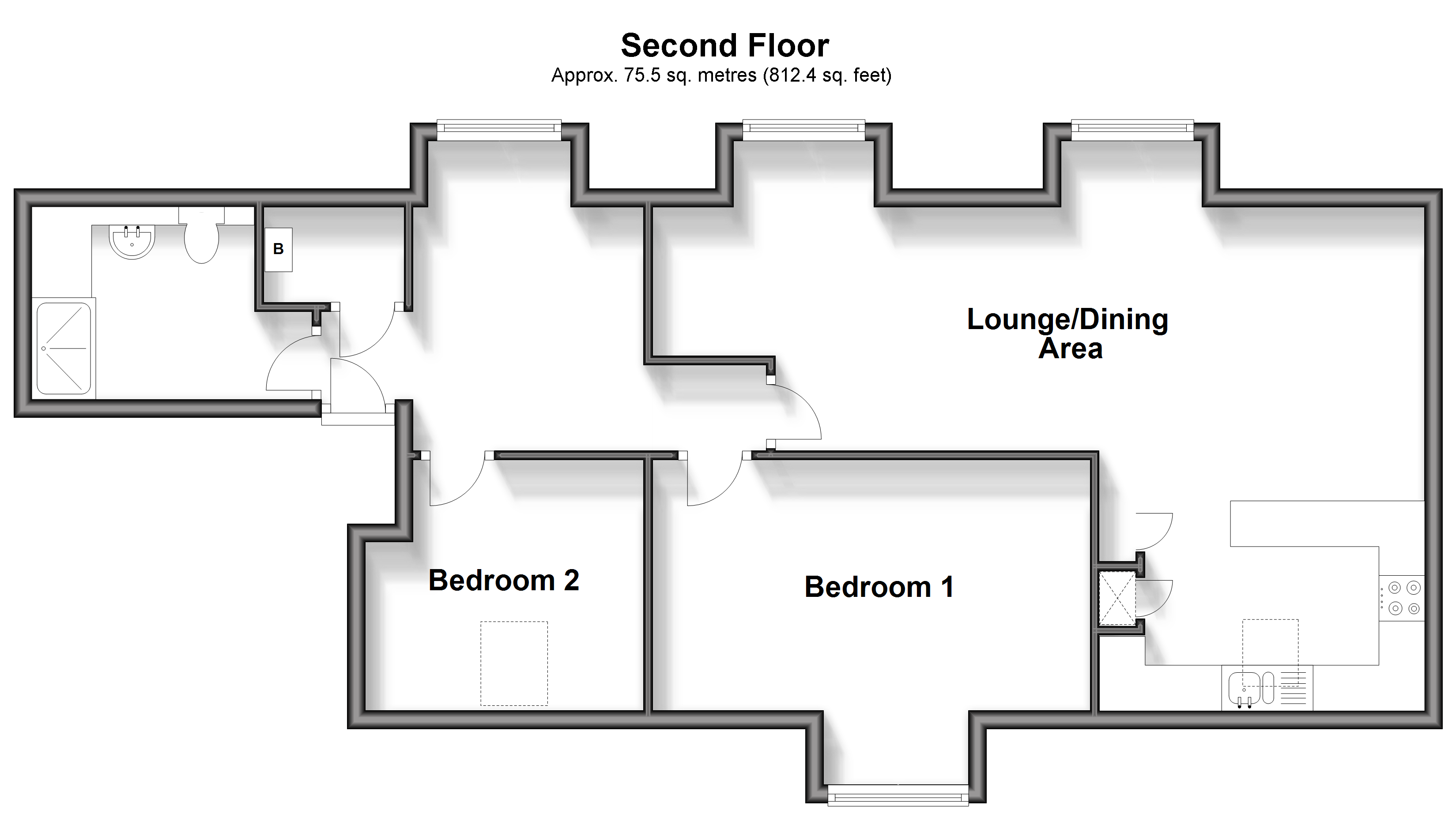 Lakeside Place, Chapel Road, Ashford floorplan