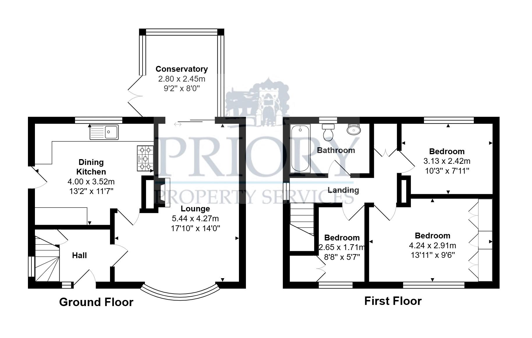 68, Duke Street, Biddulph floorplan