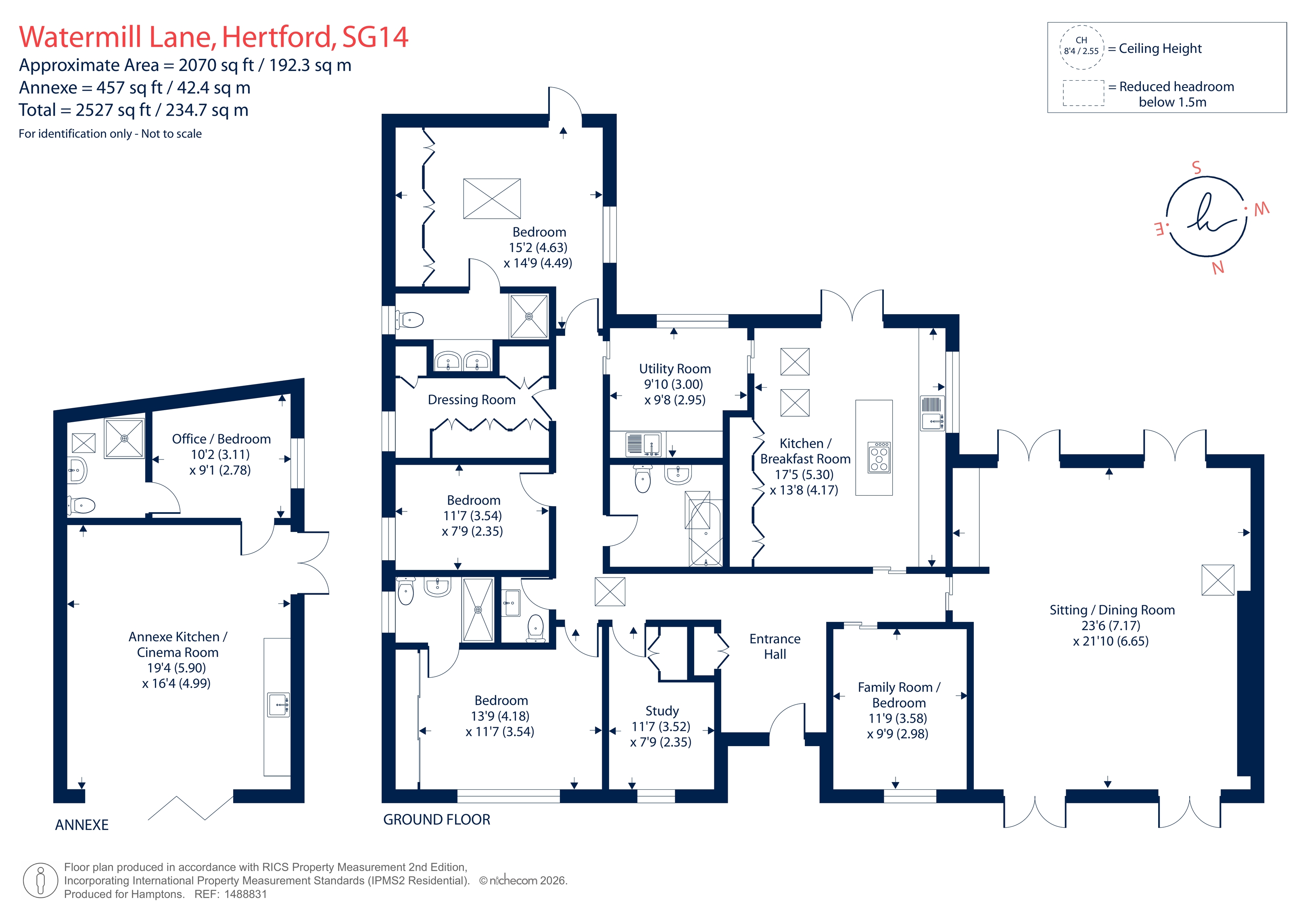 3, Watermill Lane, Hertford floorplan