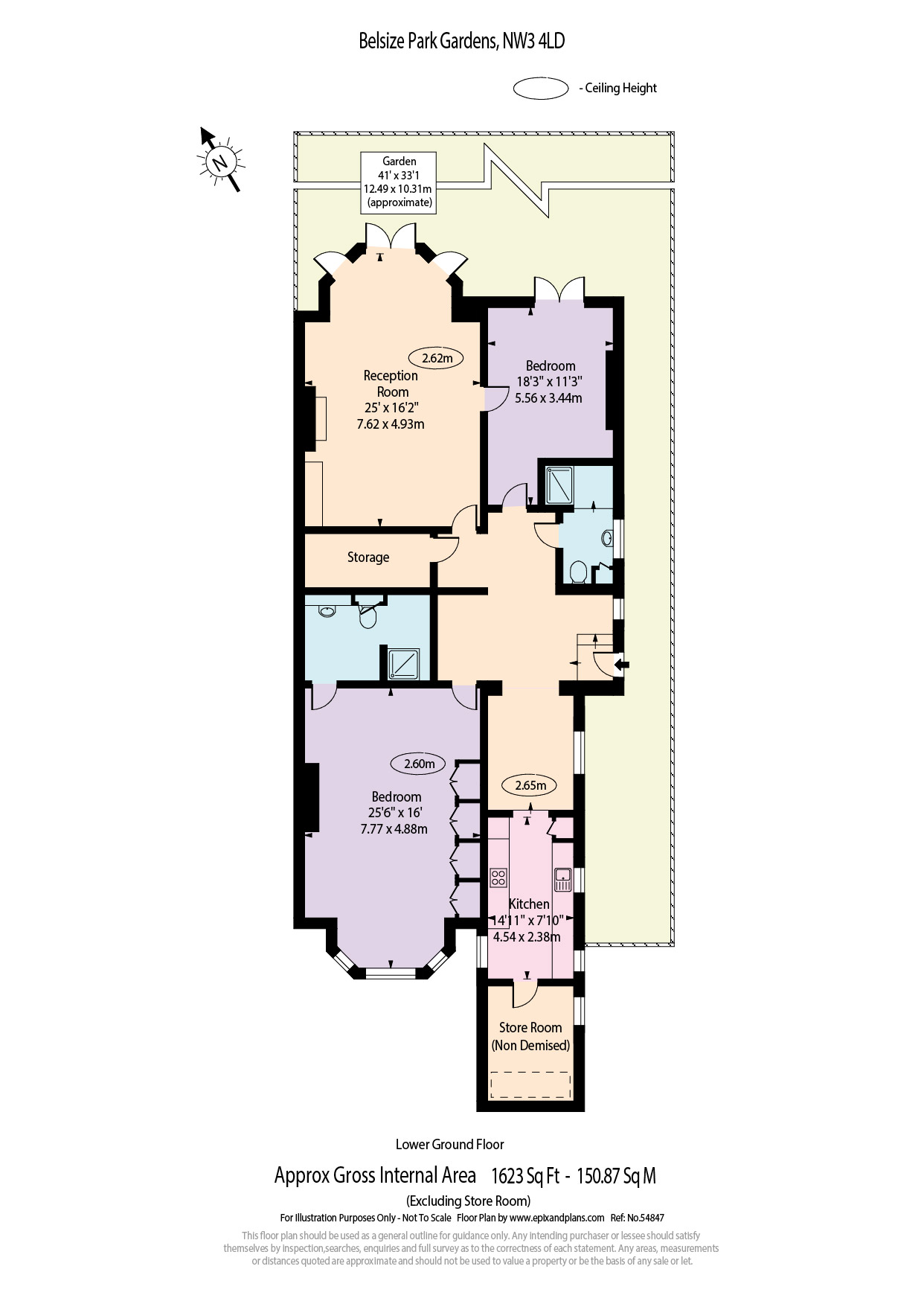 16A, Belsize Park Gardens, London floorplan