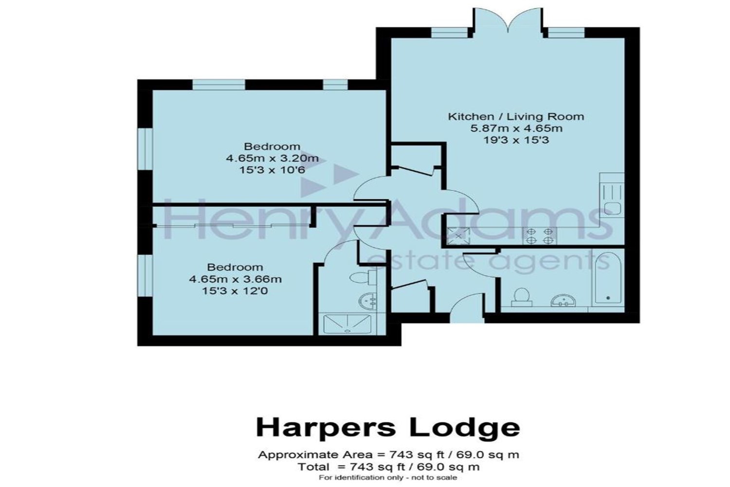 9, Harpers Lodge, Arundale Walk, Horsham floorplan