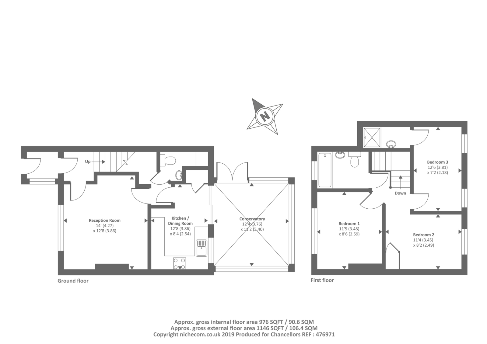 3 Bedrooms Terraced house for sale in Ridge Way, Feltham TW13