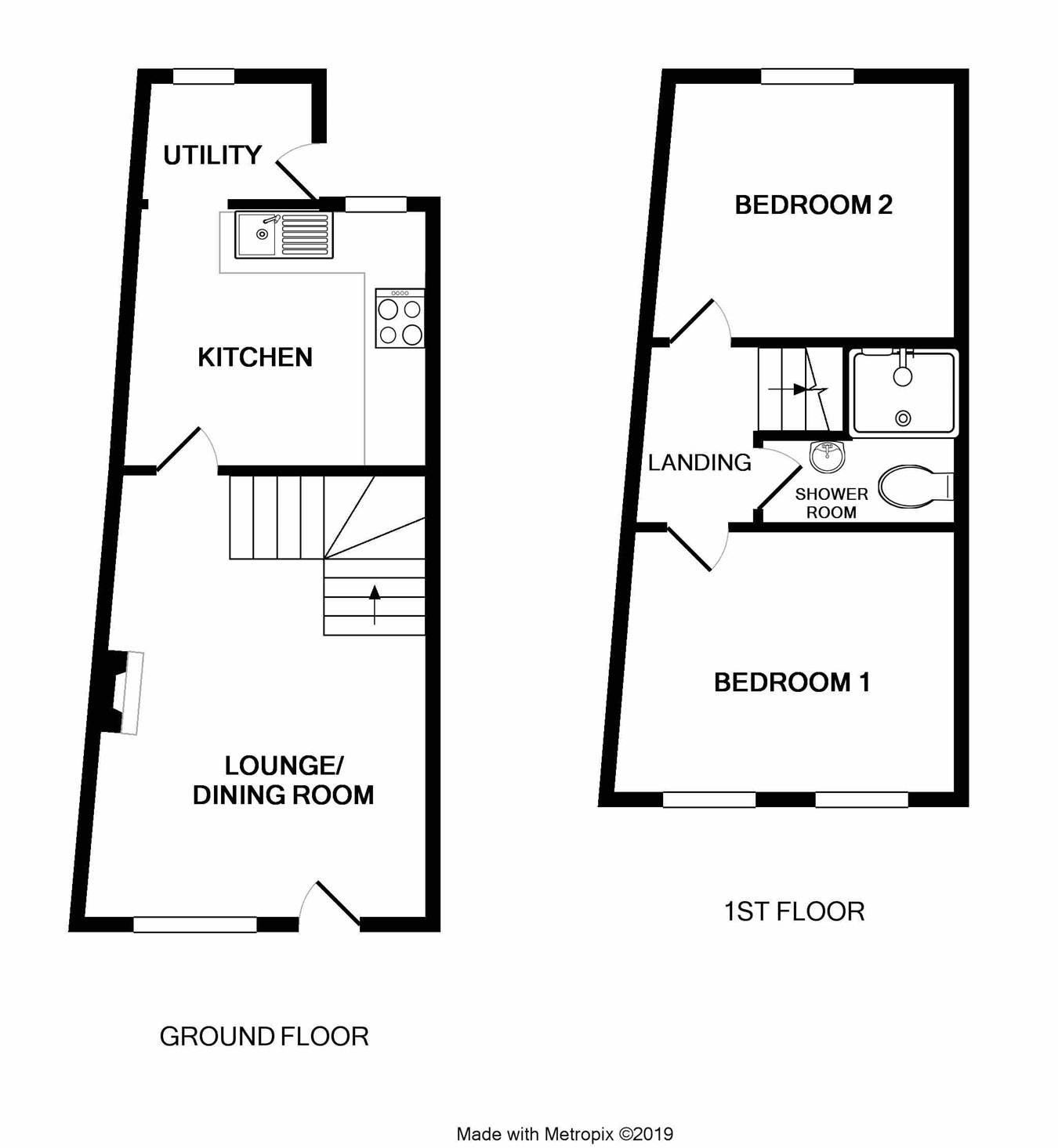 2 bed property for sale in 9 Prince Albert Terrace, Colborne Road, St