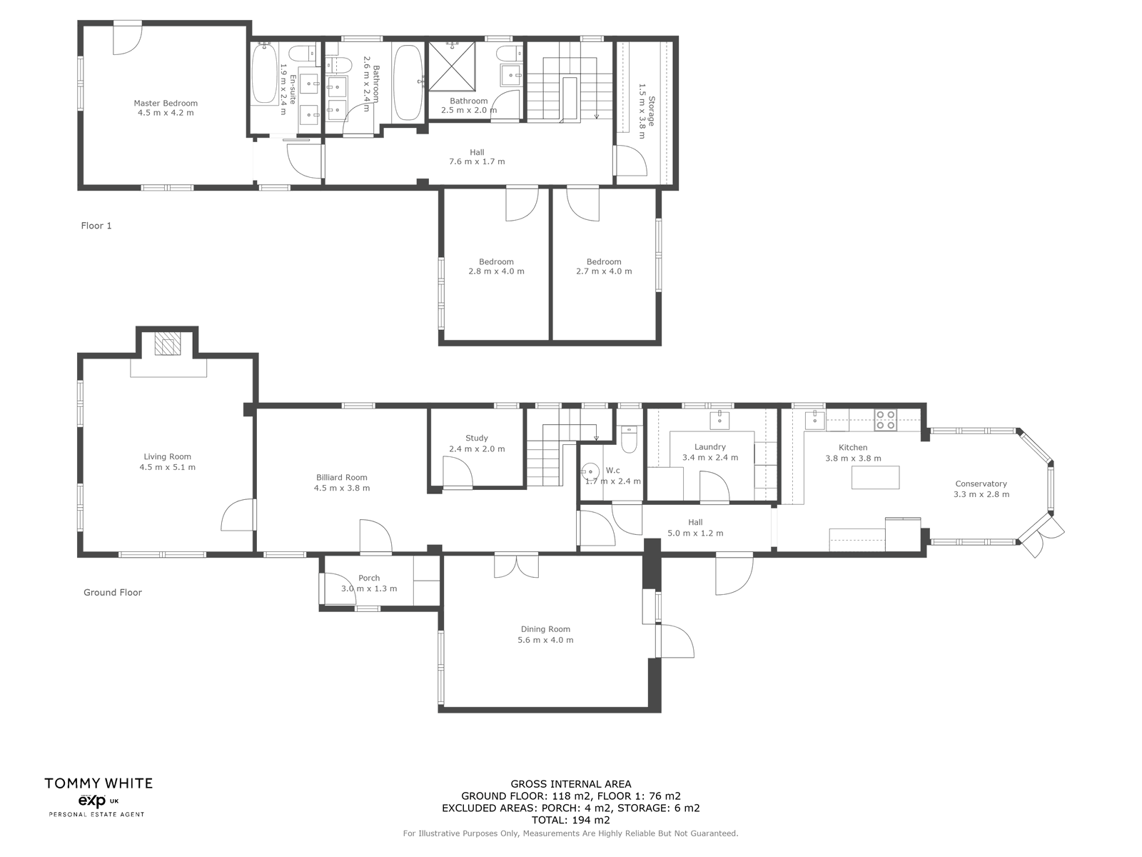 Fairhouse Barn, Pocket Nook Lane, Warrington floorplan