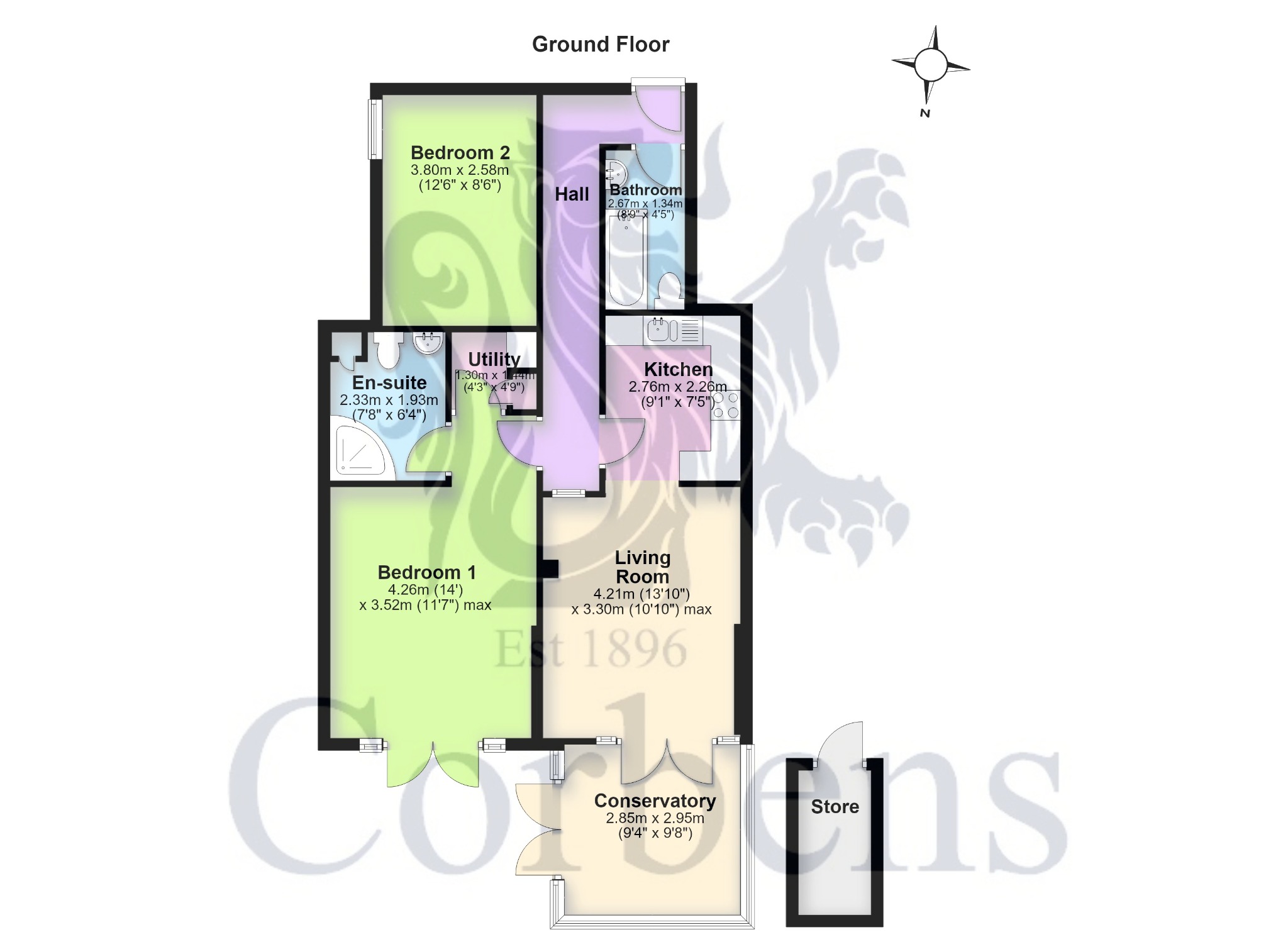 5 Victoria Road, Swanage floorplan