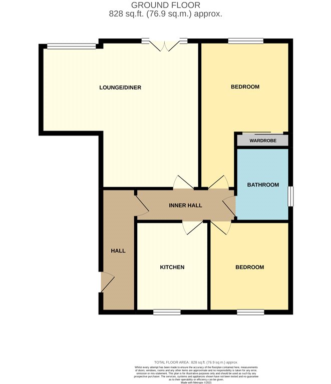 Falcon Court, Falcon Way, Bourne PE10, 2 bedroom flat for sale