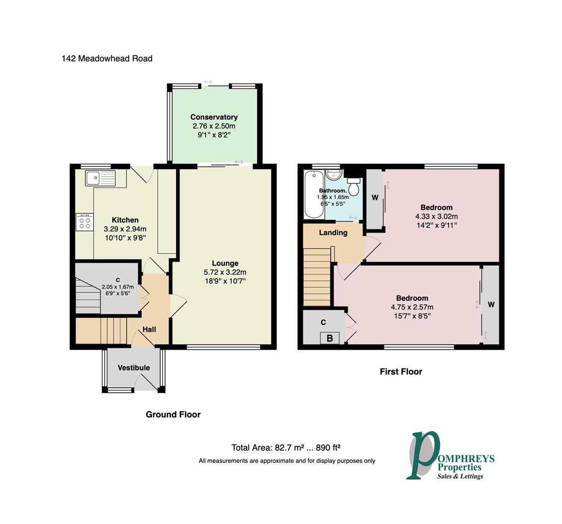 142, Meadowhead Road, Wishaw floorplan