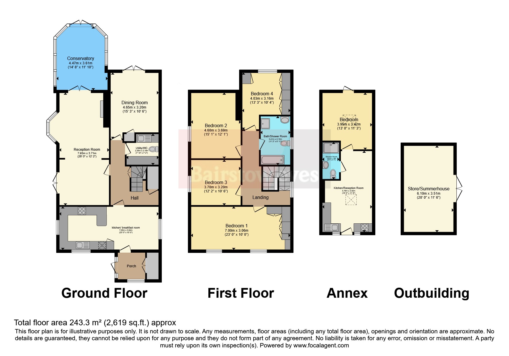 493, Little Wakering Road, Southend-On-Sea floorplan