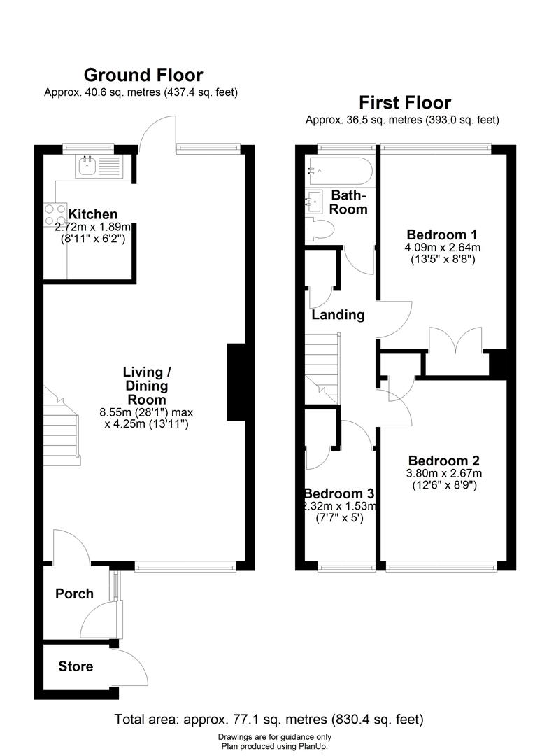 37, Mulberry Close, Cambridge floorplan
