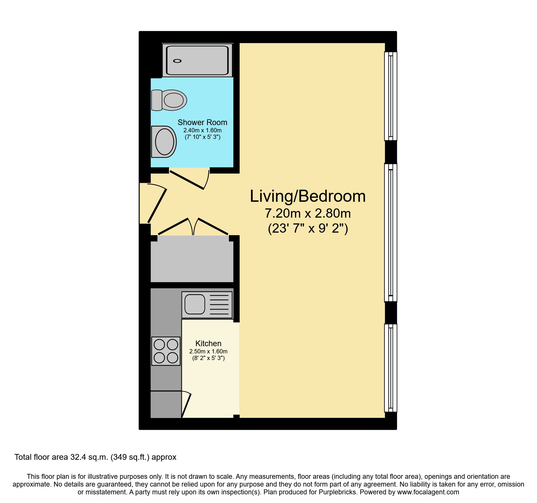 Apartment G02/Alexander House, 94 Talbot Road, Manchester floorplan