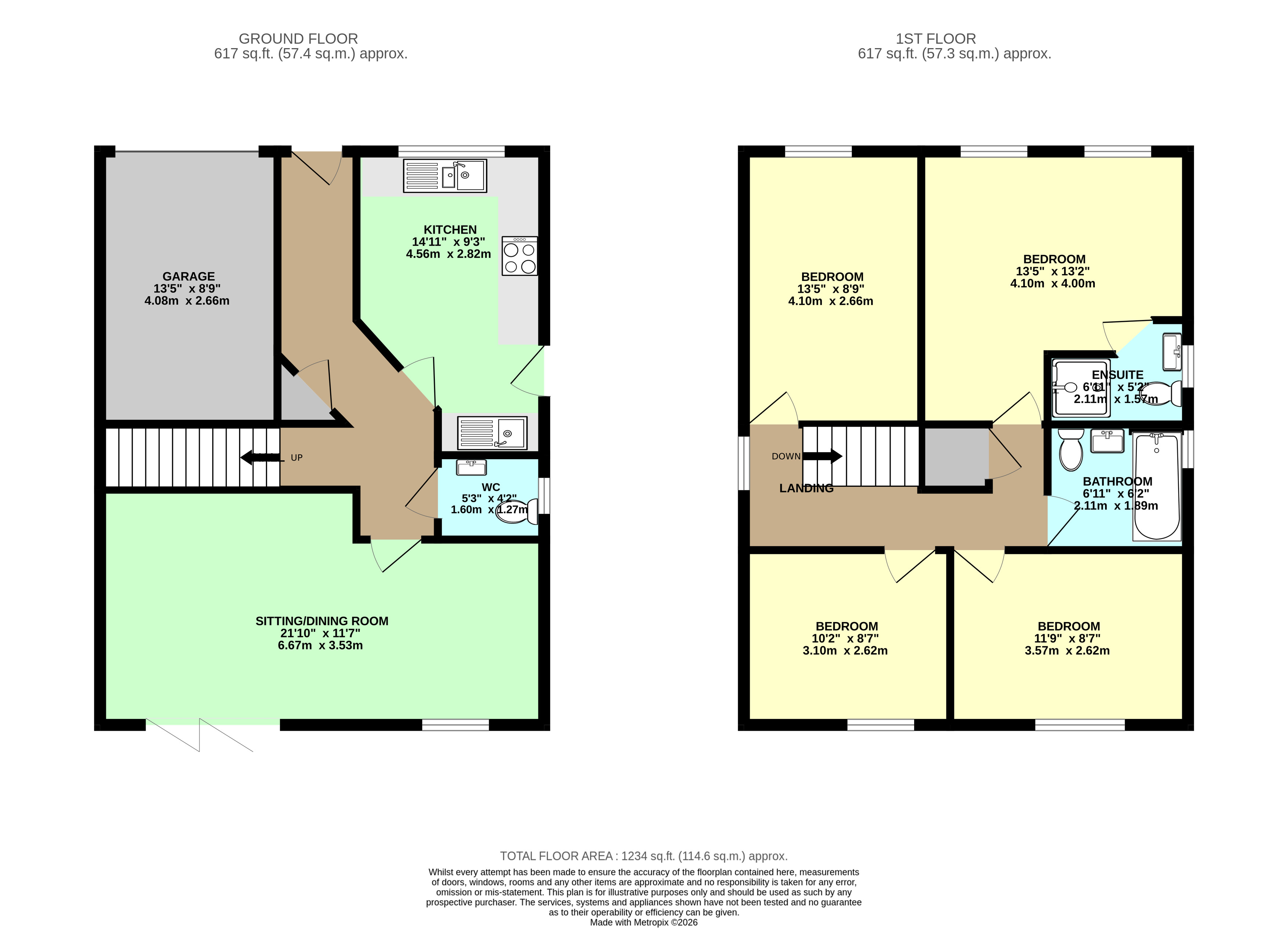 11, Cherwell Croft, Selby floorplan
