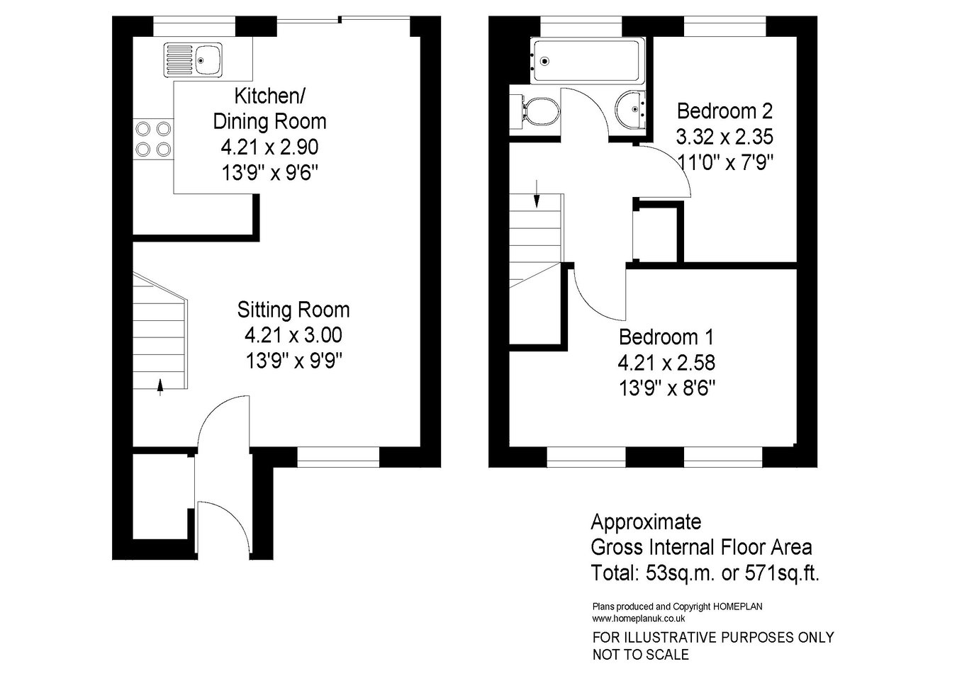 46, Bankview, Lymington floorplan