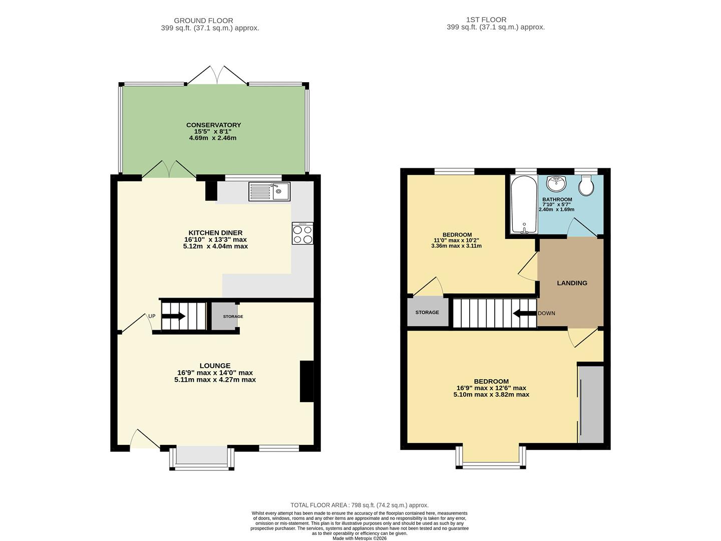 13, Kellbalk Lane, York floorplan