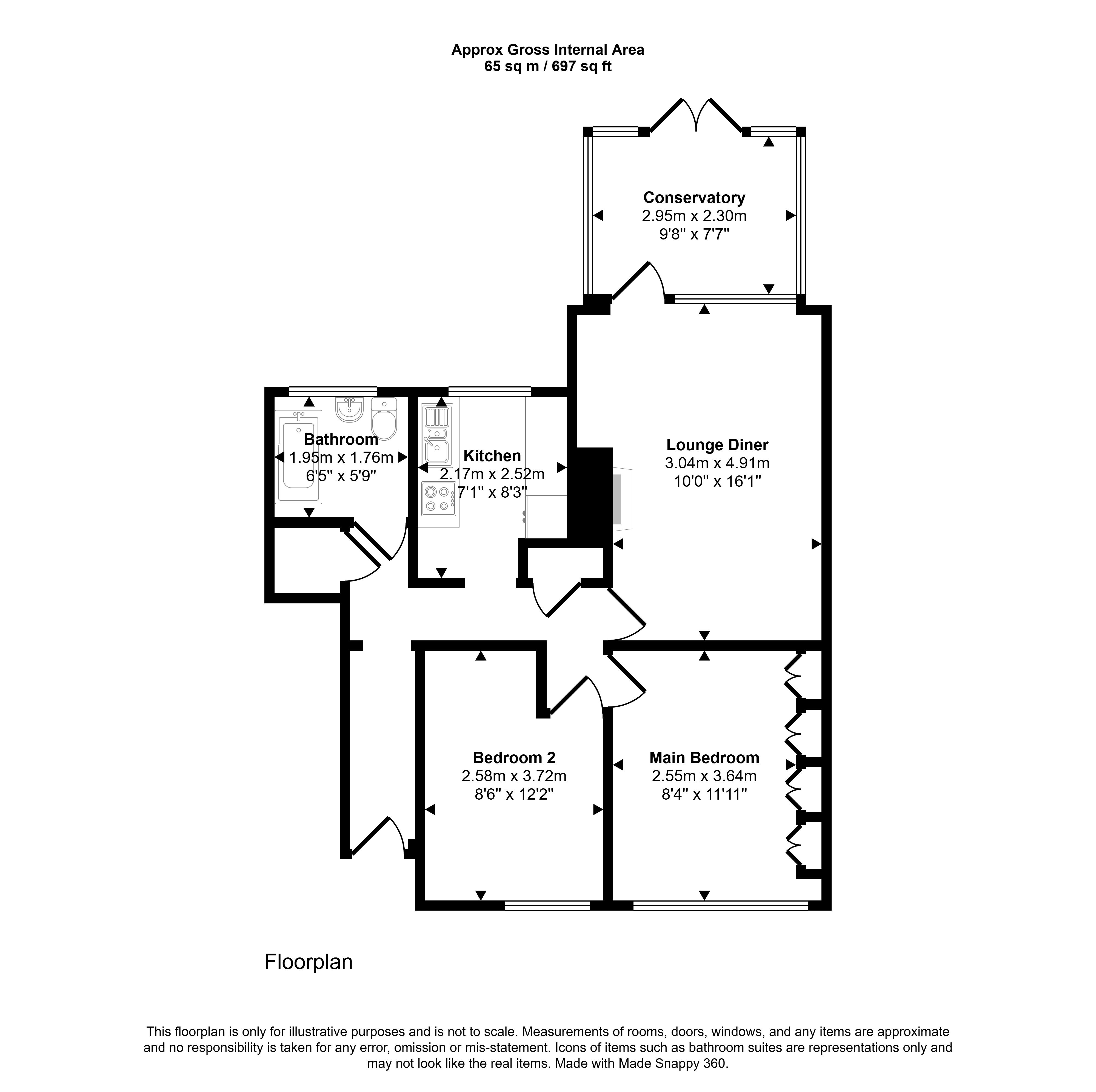 8, Cherrydown Walk, Romford floorplan