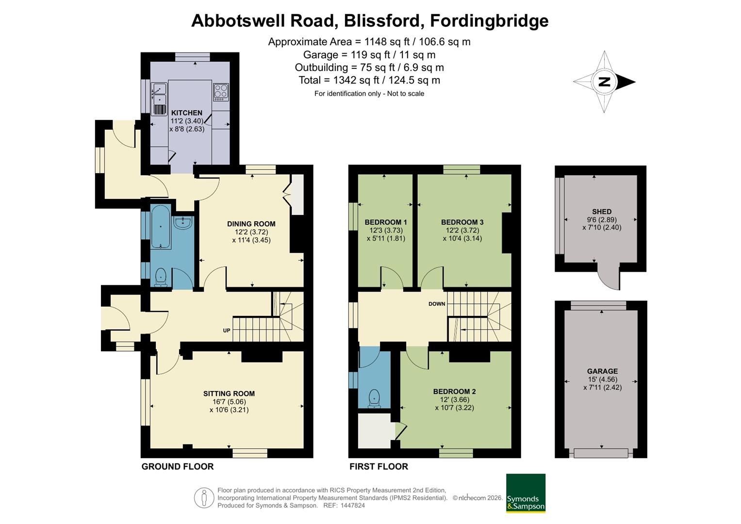 Sunnyside Cottage, Abbotswell Road, Blissford floorplan