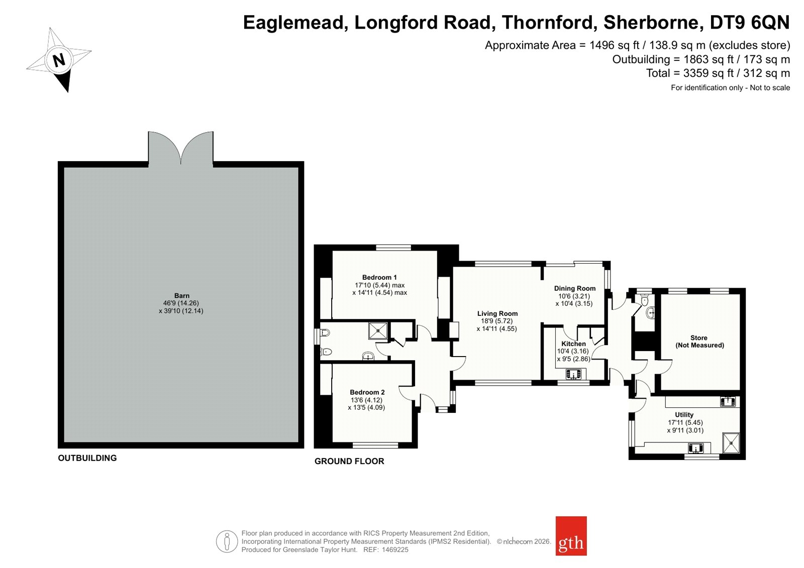 Eaglemead,, Longford Road, Sherborne floorplan