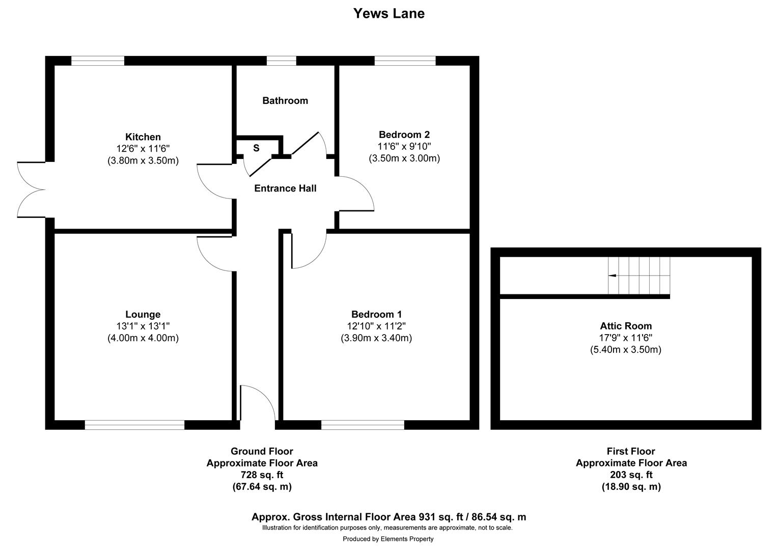 10, Yews Lane, Barnsley floorplan