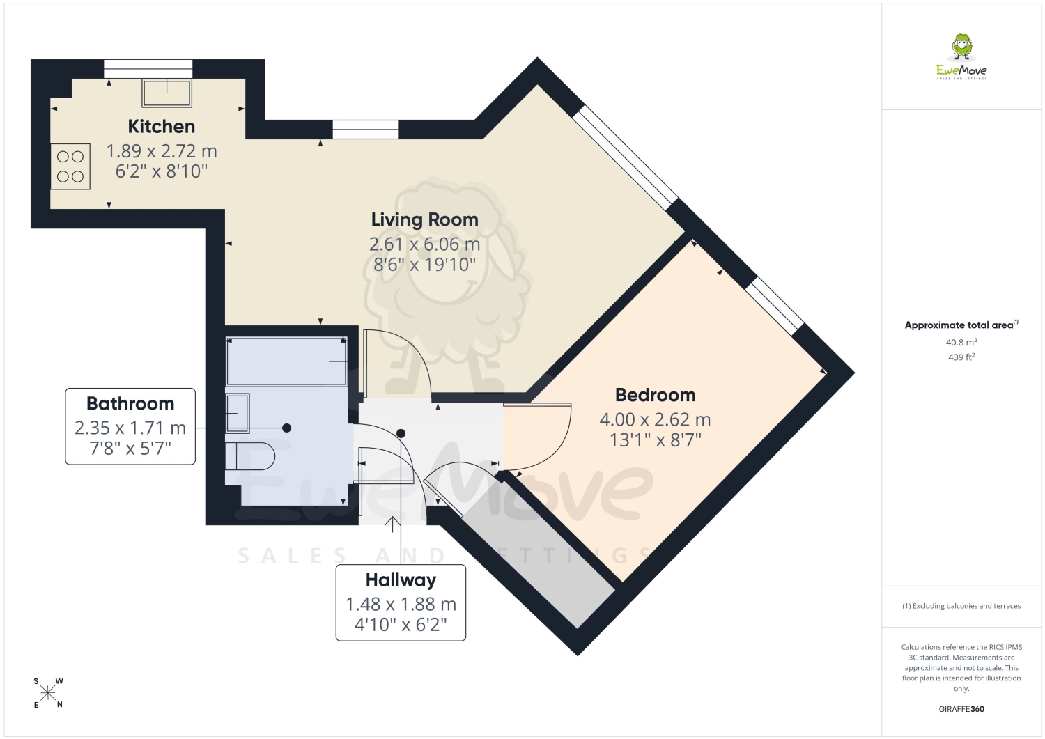 Flat 19, Siding Court, Guest Street, Widnes floorplan