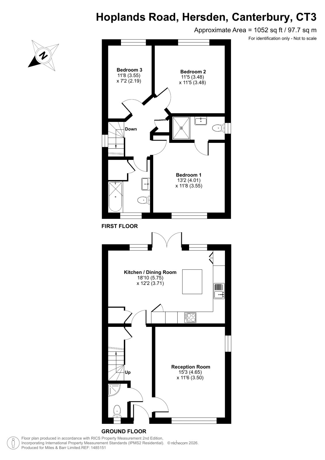 8, Hoplands Road, Canterbury floorplan