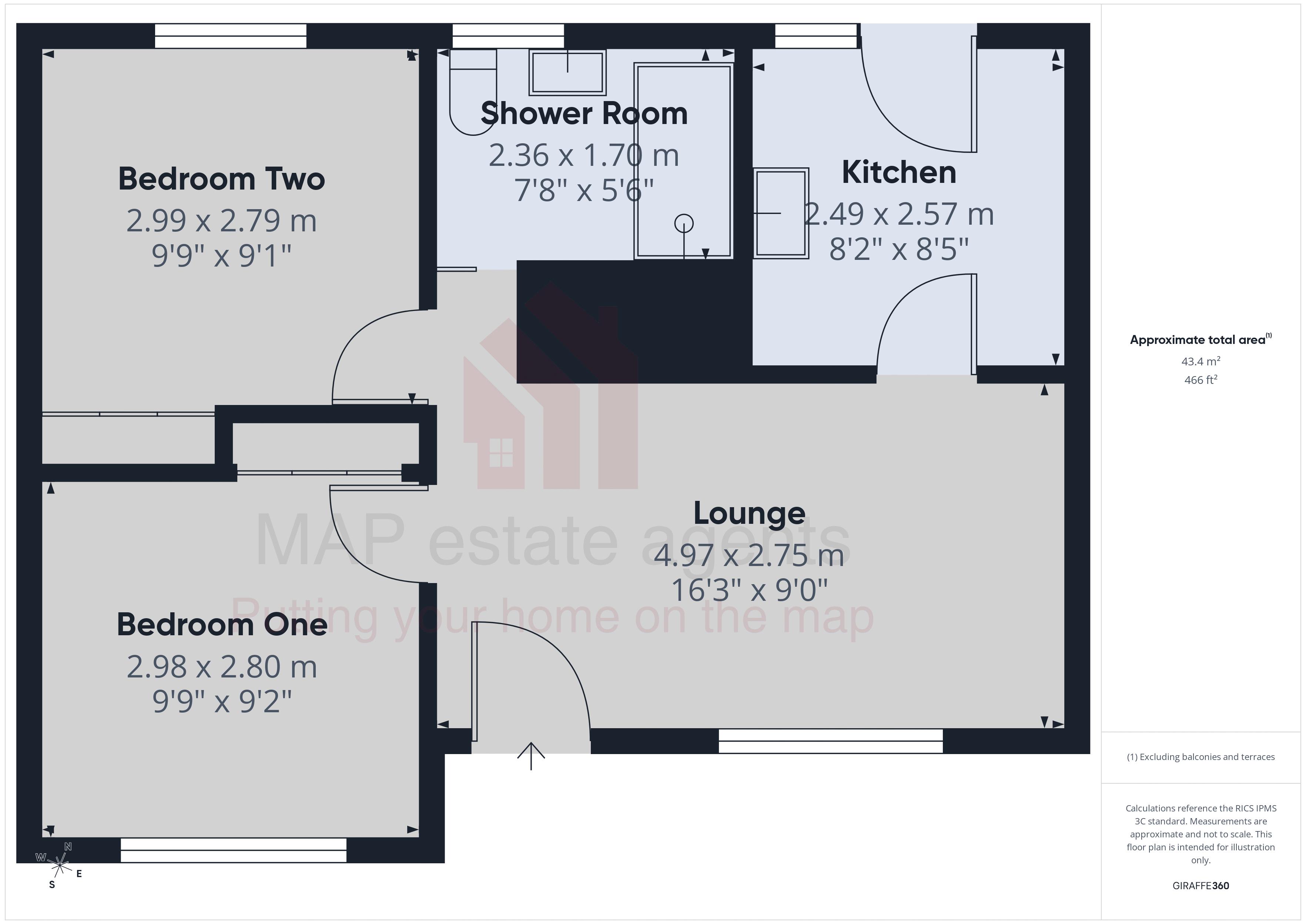63, Barnfield Gardens, Penzance floorplan