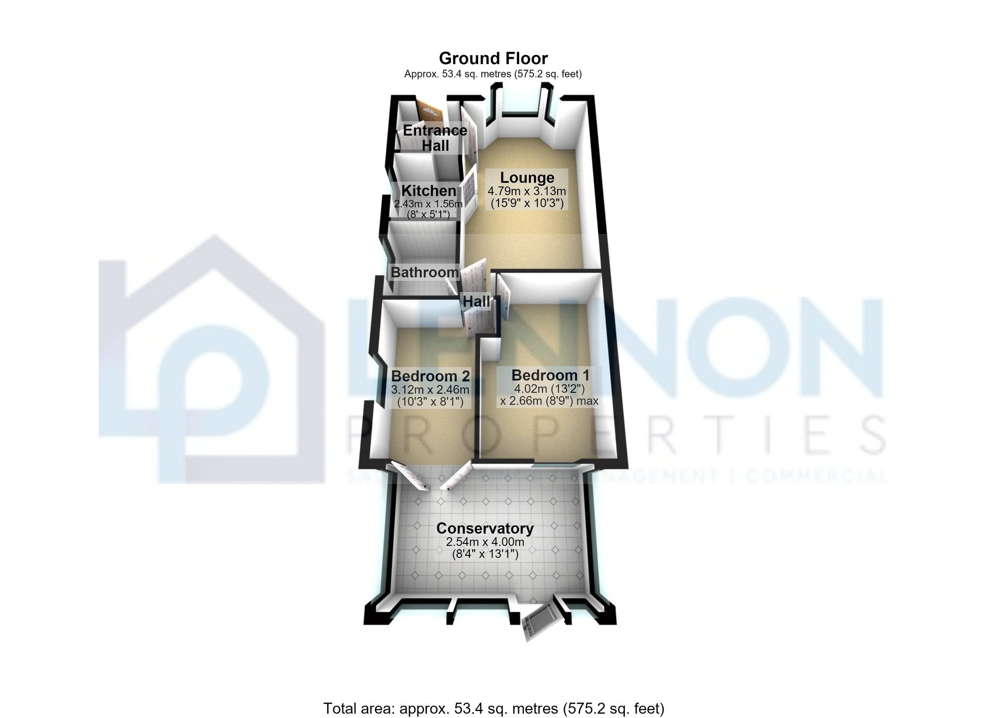 78 Bromley Gardens, Blyth floorplan